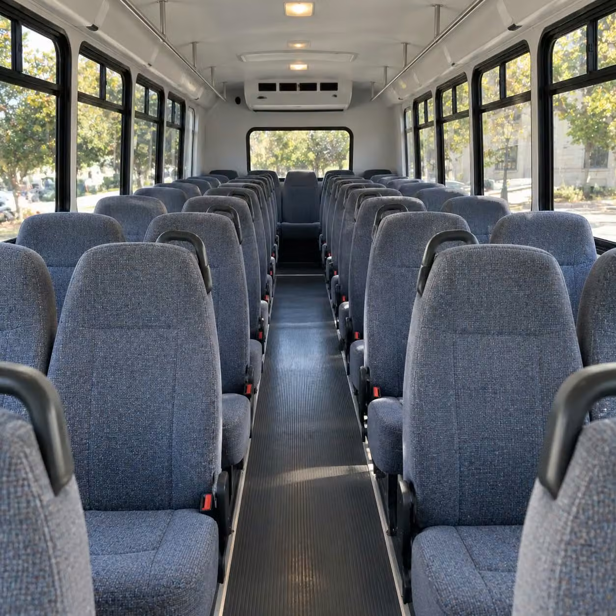 28 passenger minibus interior