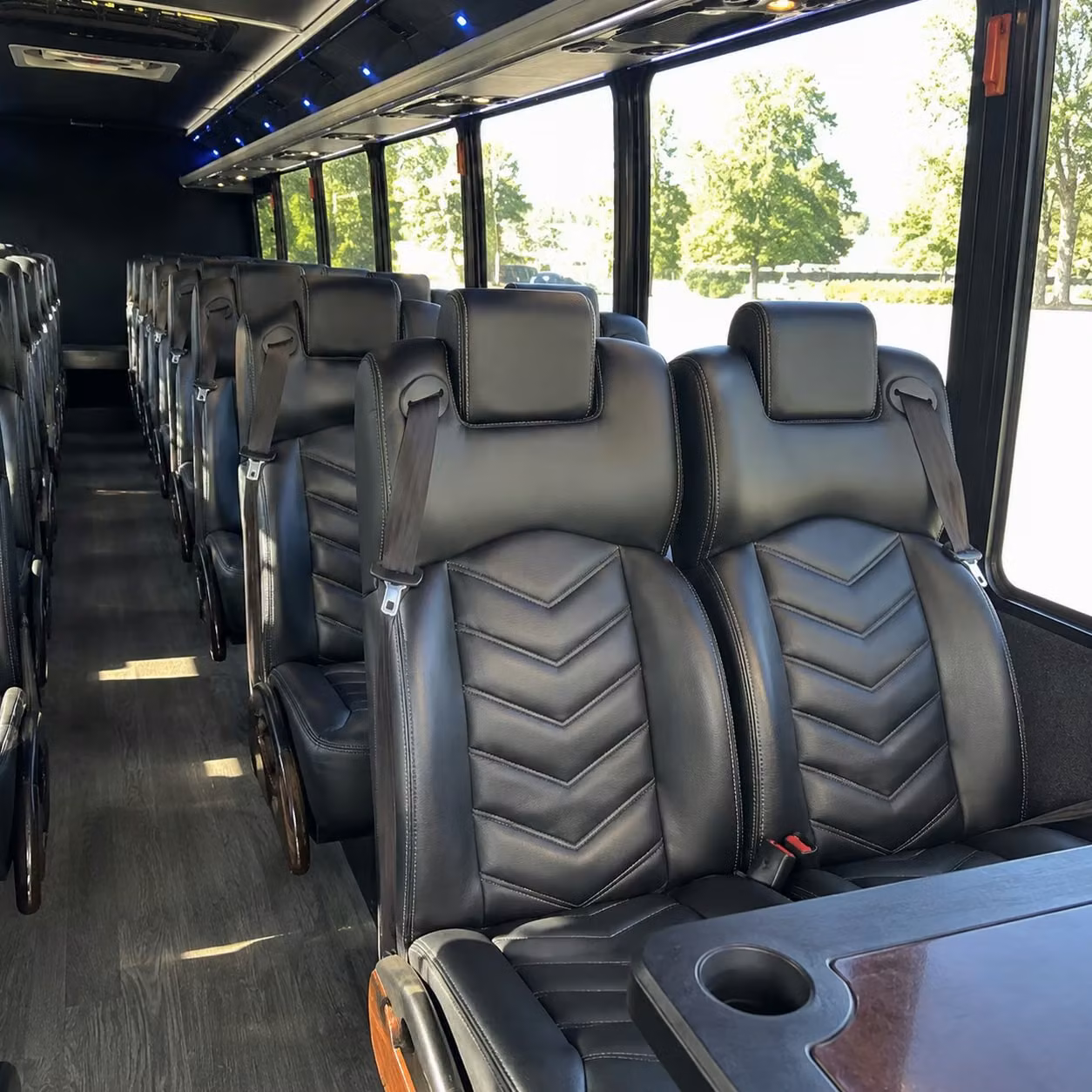 35 passenger minibus inside