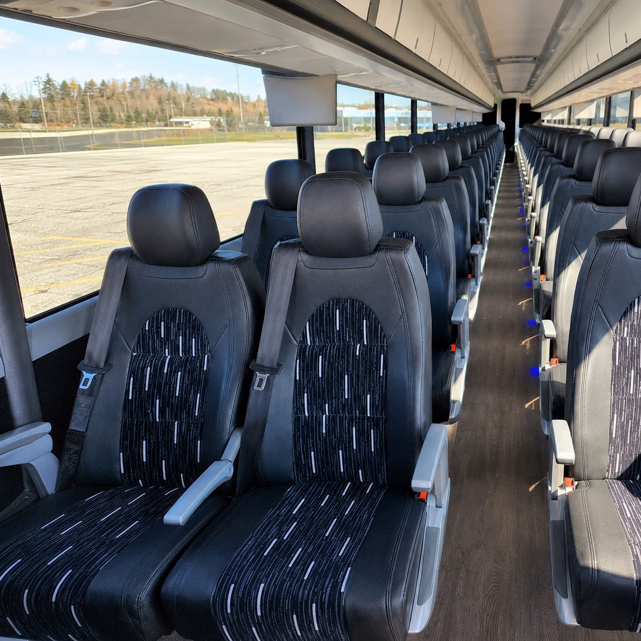 bus type and size change what you pay for a charter bus rental in erie pennsylvania