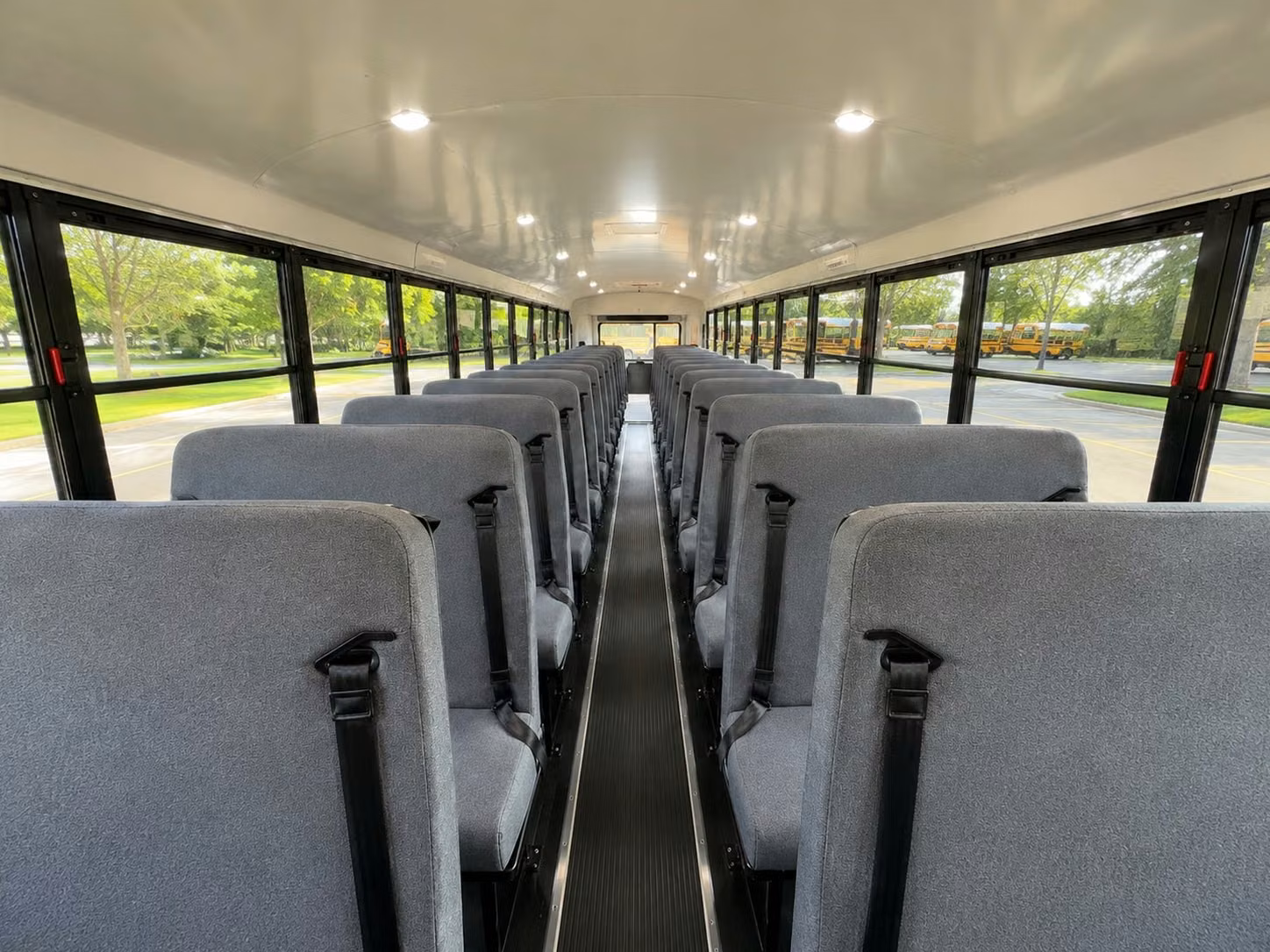 school bus interior