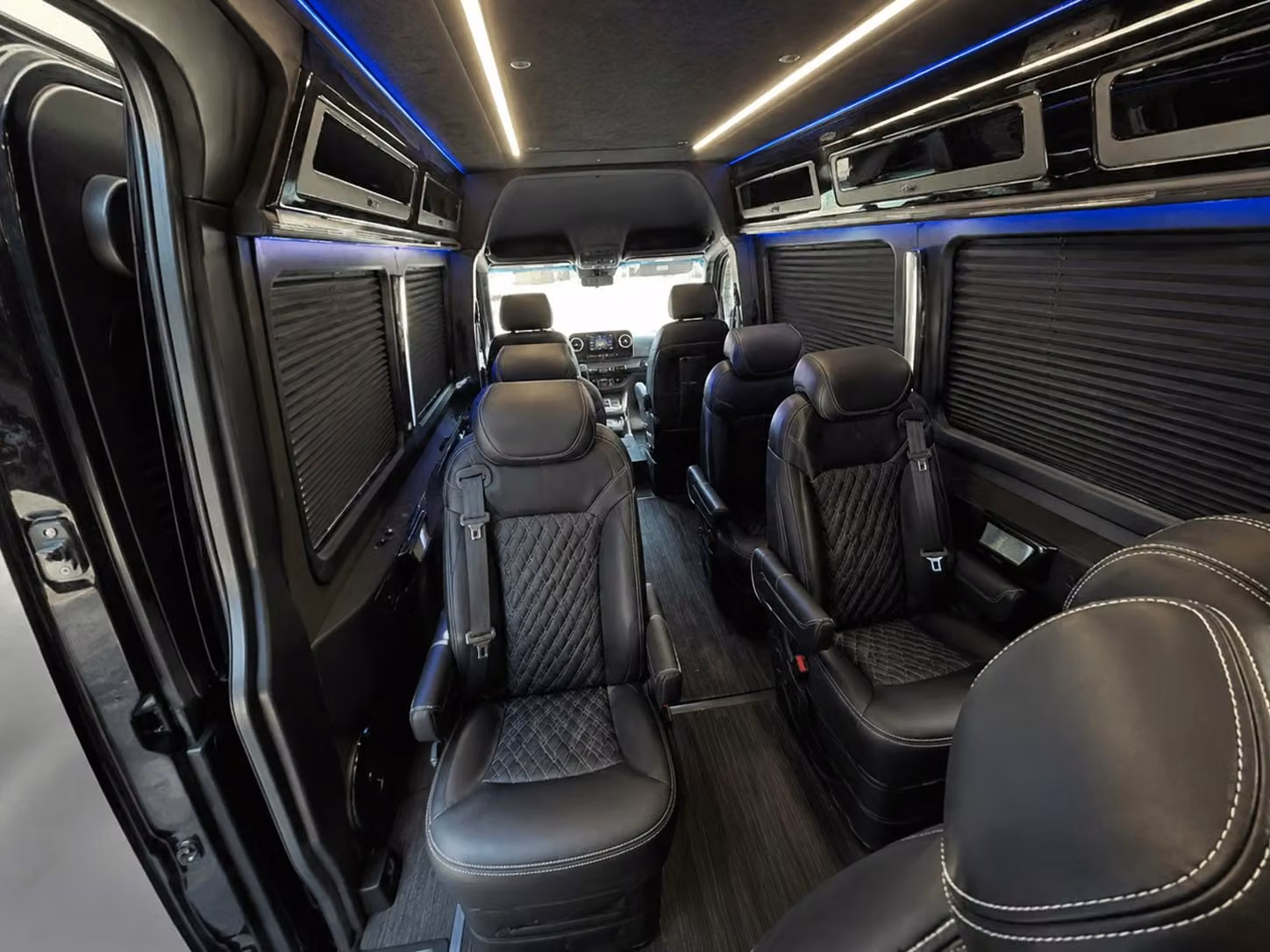 sprinter van with driver interior